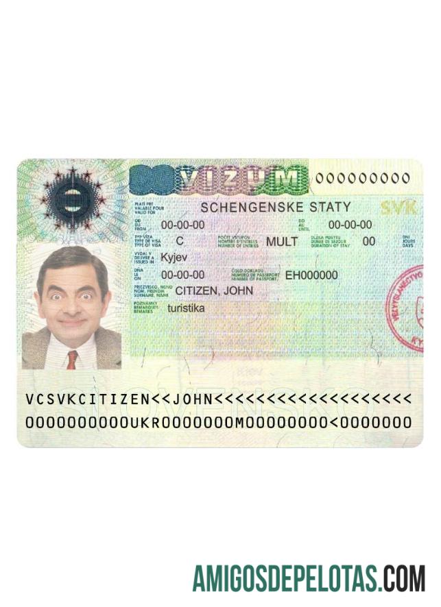 Visto de turista para Eslovênia baixar para verificação